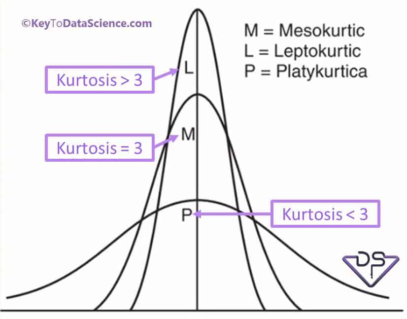 Type of Kurtosis (Mesokurtic, Platykurtic, Leptokurtic)